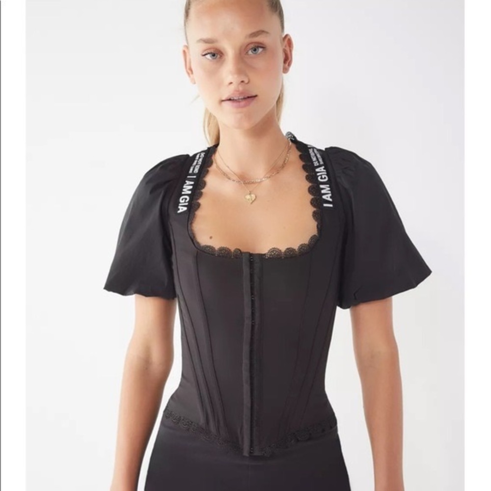 I.AM.GIA Corset Chelsea top Black S